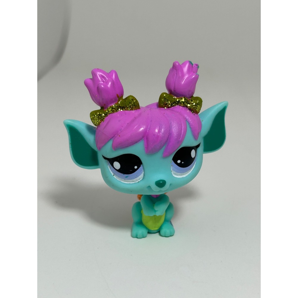 Littlest‎ Pet Shop #2610 Glistening Garden Fairy Blue Pink cute